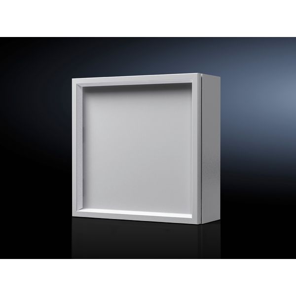 FT Operating panel, WHD: 377x377x36 mm, for AE enclosures instead of the door image 1