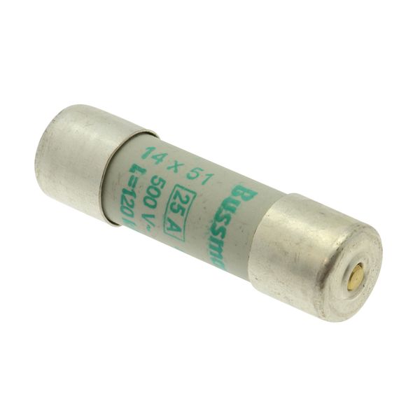 Fuse-link, LV, 25 A, AC 500 V, 14 x 51 mm, aM, IEC, with striker image 12