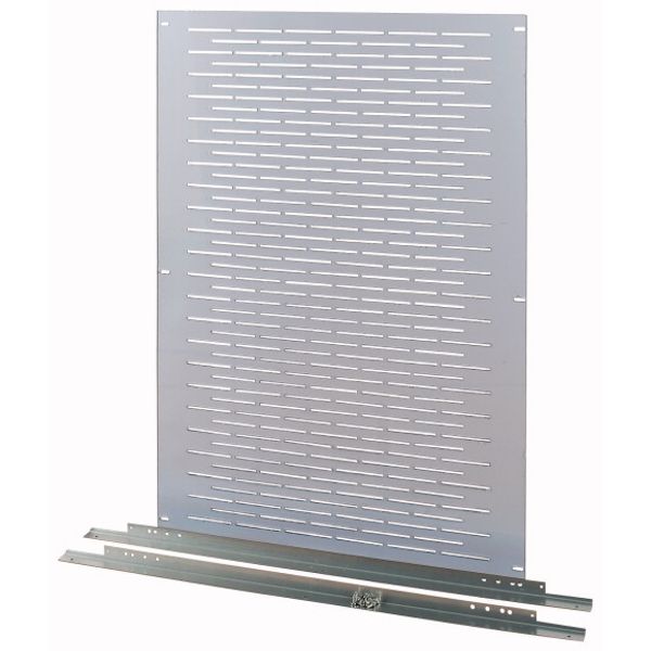 Cover, transparent, 2-part, section-height, HxW=900x800mm image 1