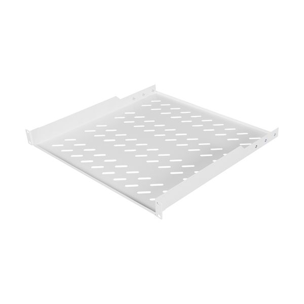 19" Shelf Fix, 1U, up to 30kg Load, D=400mm, Low Profile image 1