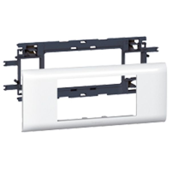 Mosaic support - for adaptable DLP cover depth 65 mm - 4 modules image 1