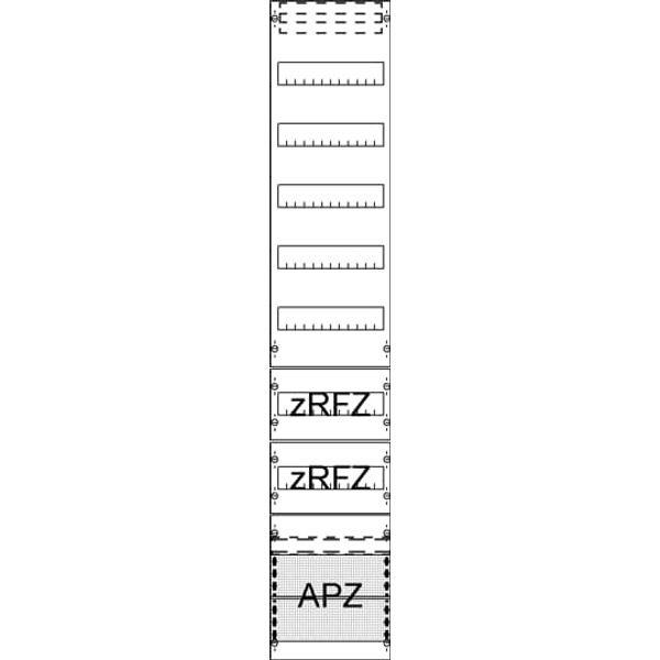 FV19A2R2 Distribution panel , 1350 mm x 250 mm (HxW) image 17