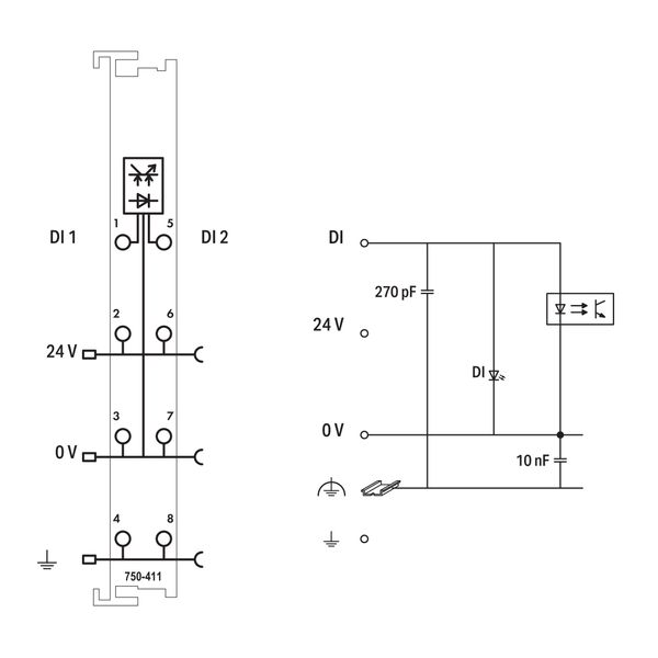 2-channel digital input 24 VDC 0.2 ms light gray image 5