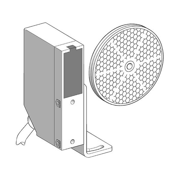 Photo-electric sensor - XUL - polarised - Sn 4m - 24..240VAC/DC - cable 2m image 1