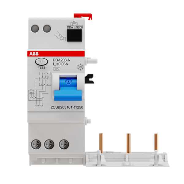 DDA203 A-25/0.03 Residual Current Device Block image 1