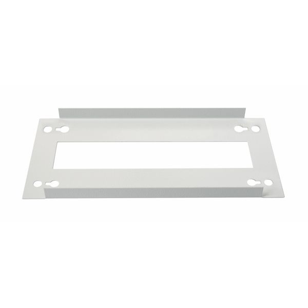 Slotted front plate 437mm G3 sheet steel, 20MW image 1