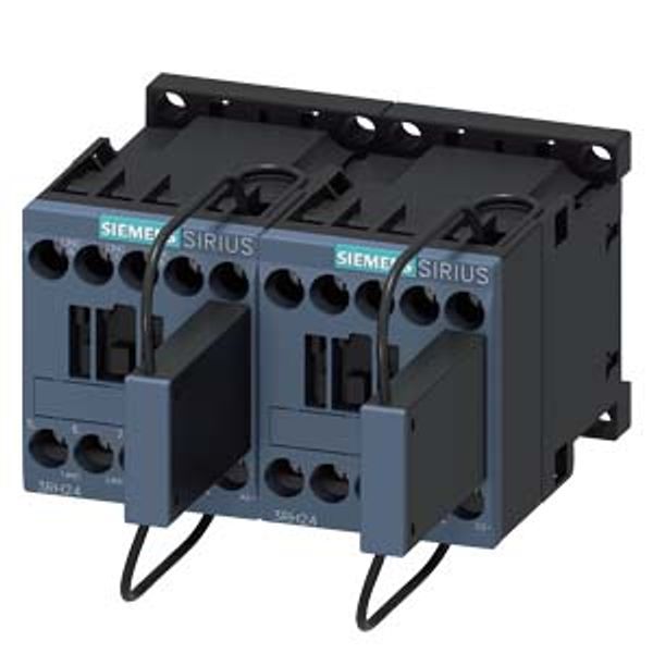 contactor relay, latched, railway, 2 NO + 1 NC, 24 V DC, 0.7-1.25* Us, with image 1