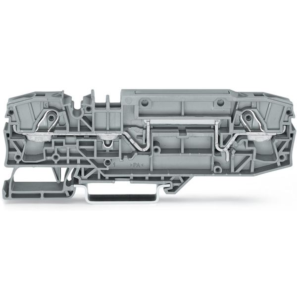 2-conductor through terminal block 6 mm² with test option gray image 3