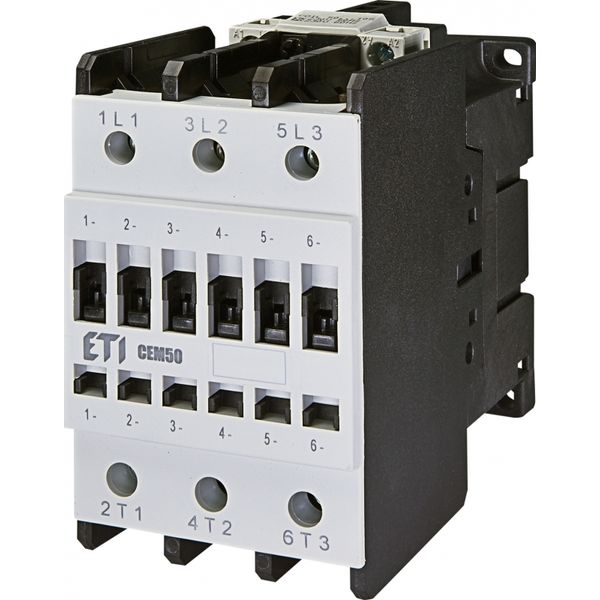 Motor contactor, CEM50.11-230V-50/60Hz image 1