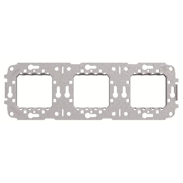 N2273.9 3-gang mounting plate for European box image 1