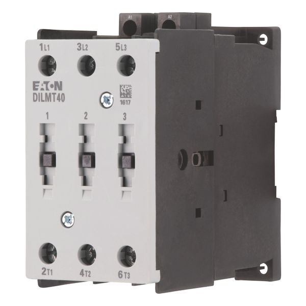 Contactor, 3 pole, 380 V 400 V: 18.5 kW, 24 V DC, DC operation, Screw terminals image 9