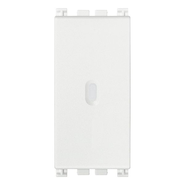 Axial 1P NO 10A push button white image 1