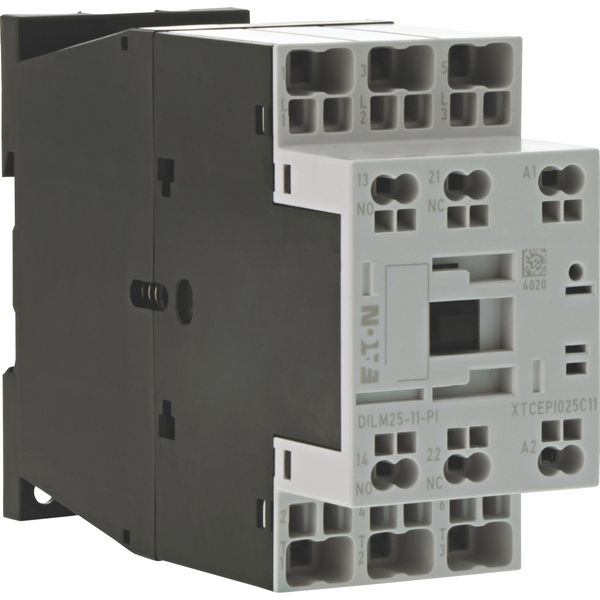 Contactor, 3 pole, 380 V 400 V 11 kW, 1 N/O, 1 NC, 230 V 50/60 Hz, AC operation, Push in terminals image 15