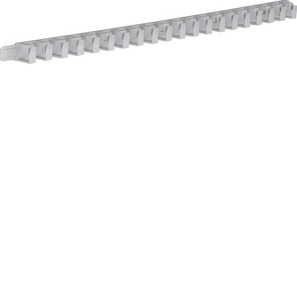 Flexible slotted panel trunking halogenfree 10mm Länge = 250mm light g image 1