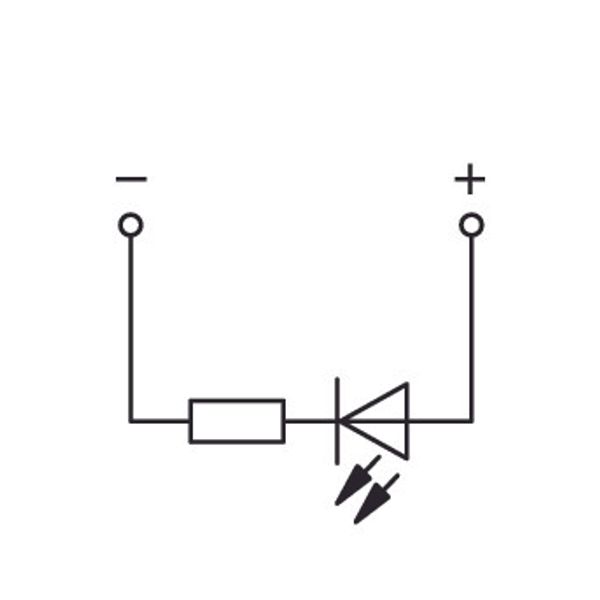 2-pin component carrier block;with 2 jumper positions;LED (red);gray image 3