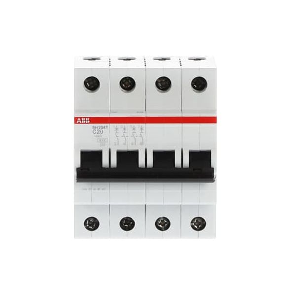 SH204T-C20 Miniature Circuit Breaker - 4P - C - 20 A image 2