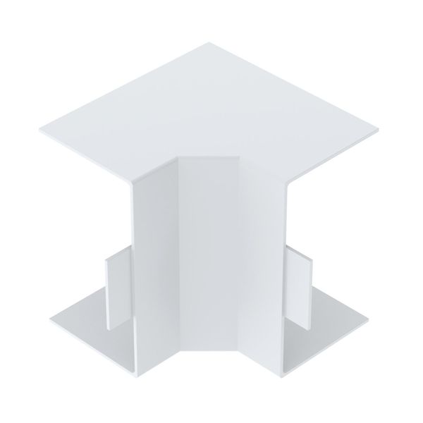 AXM AI11065 blc  Inner corner, LEH, 130x110x130, pure white Polycarbonate/Acrylonitrile butadiene styrene image 1