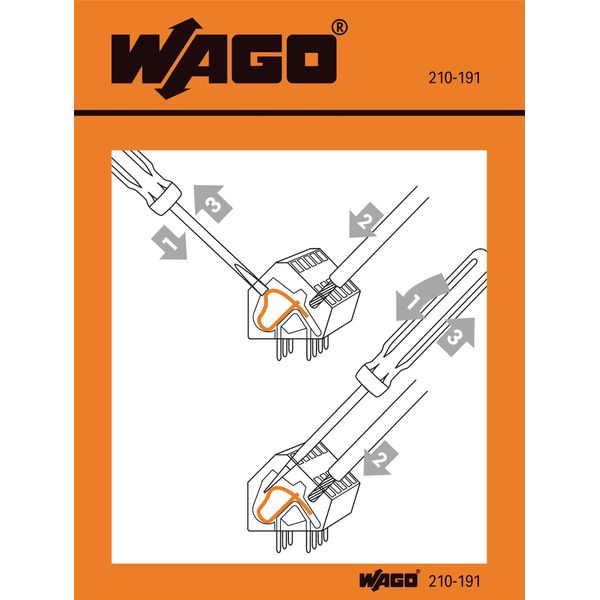 Stickers for operating instructions for PCB terminal blocks 236 Series image 1