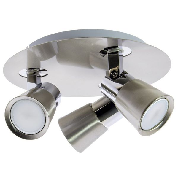 Iris 3-Light GU10 25cm Track Light Nickel image 2