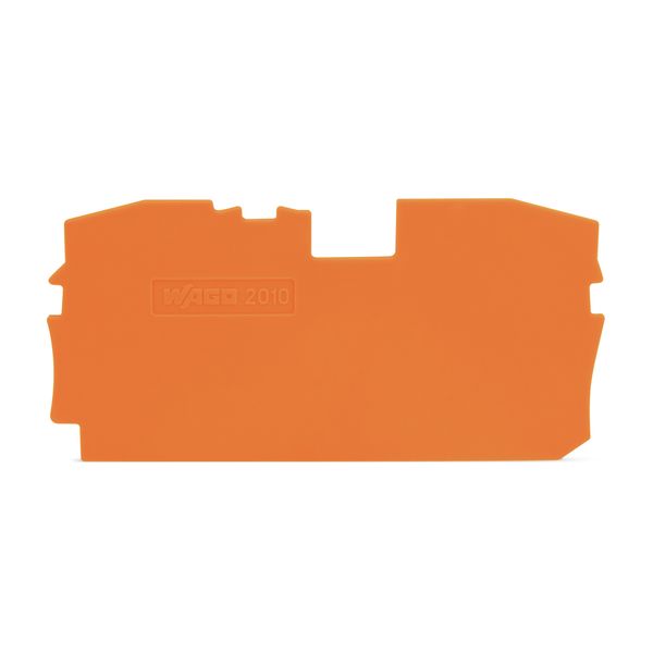 2010-1292 End and intermediate plate; 1 mm thick; orange image 1
