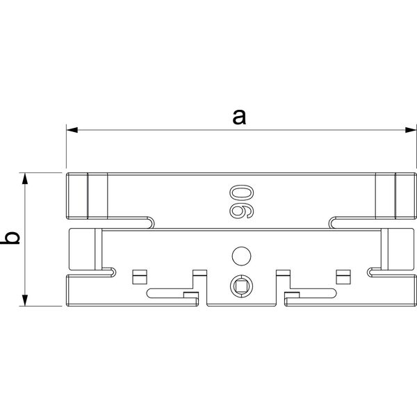 OTK H90 Cover fixing device halogen-free 75,5x29 image 2