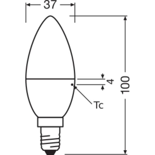 BELLALUX® CLB 25 3.3 W/2700K E14 image 3