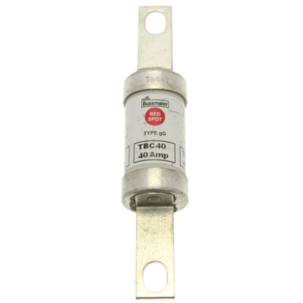 Fuse-link, low voltage, 40 A, AC 660 V, DC 460 V, BS88, 27 x 129 mm, gL/gG, BS image 2