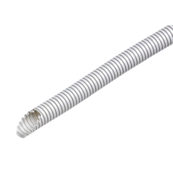 Pliable conduit M63, 320N-light, 25m, lightgr., halogen-free image 1