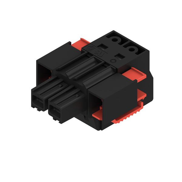 PCB plug-in connector (wire connection), 10.16 mm, Number of poles: 2, image 2