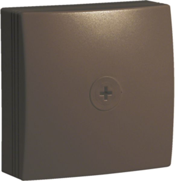 Junction box 75x75,ATEHA,brown image 1