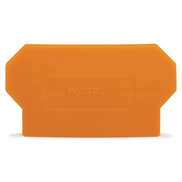 Separator plate 2 mm thick oversized orange image 1