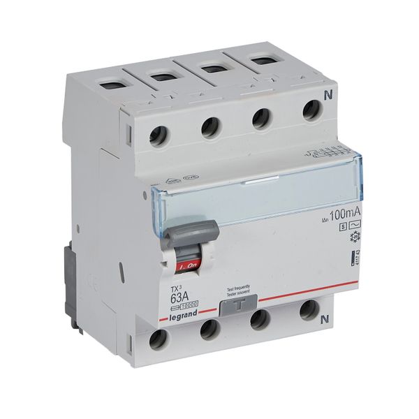 RCD DX³-ID - 4P - 400 V~ neutral right hand side - 40 A - 100 mA - AC type image 2