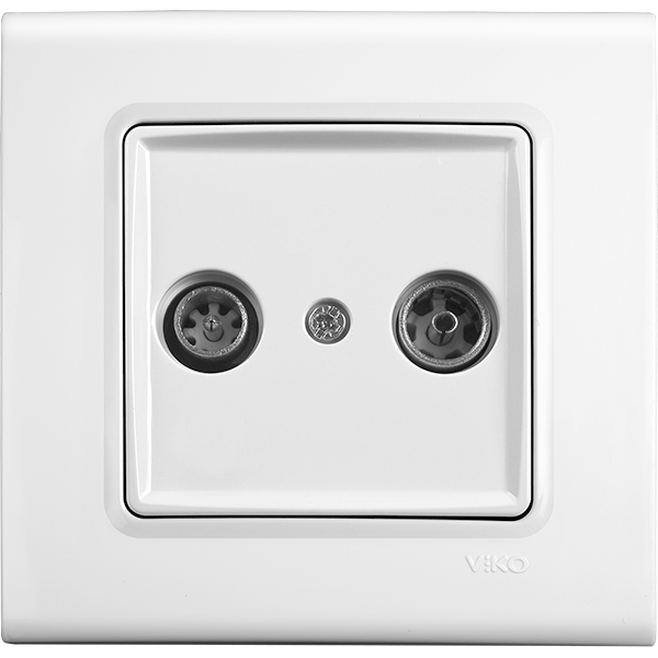 Linnera-Rollina TV-Radio Socket Transitive (7-12-dB) Beige image 2