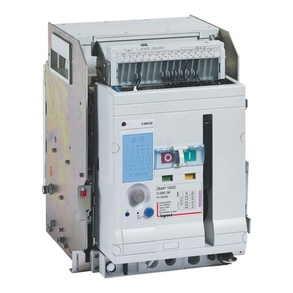 Removable open circuit breaker DMX³1600 4P 1000A breaking capacity 50kA, complete with MP4.10 protection unit reference 028302 image 1