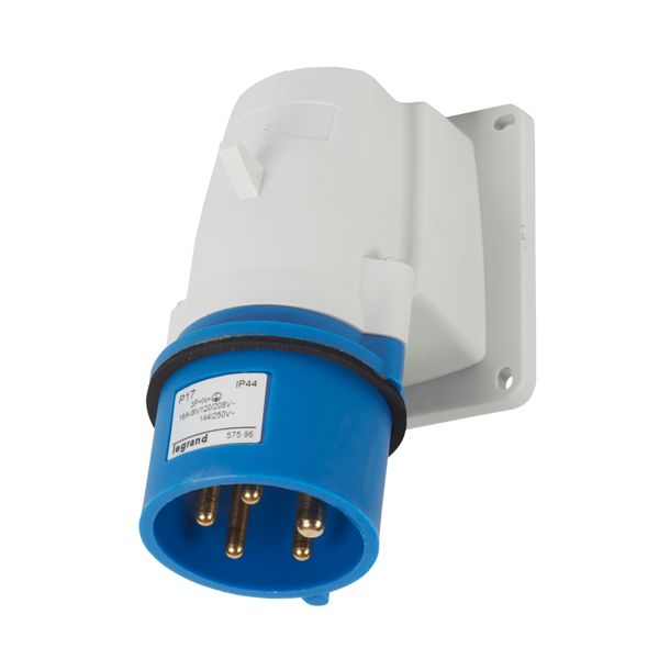 Appliance inlet P17 - IP 44 - 200/250 V~ - 16 A - 3P+N+E image 2