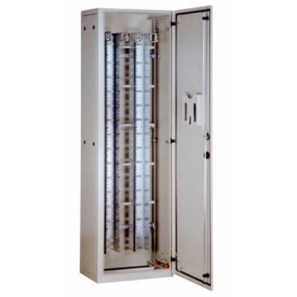 Telephony Freestanding cabinet 2x600 pairs, Back Mount Frame image 1