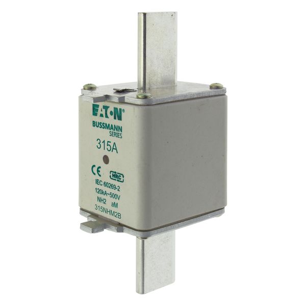Fuse-link, low voltage, 315 A, AC 500 V, NH2, aM, IEC, dual indicator image 6