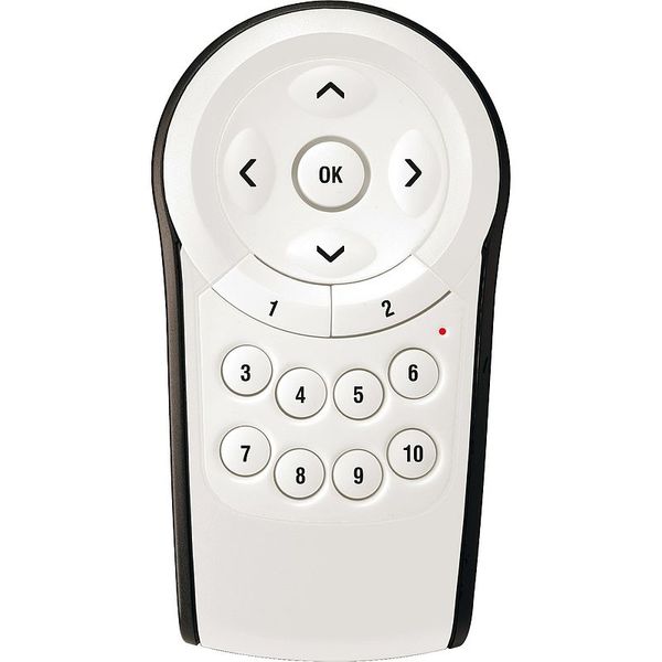 IR universal remote control, white/black image 1