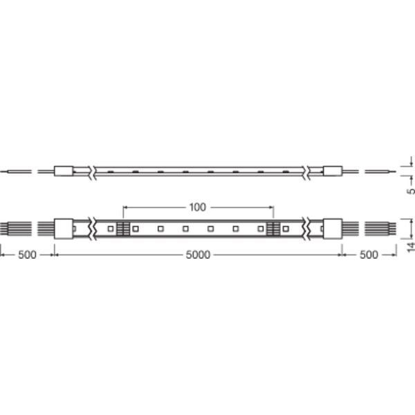 LED STRIP PERFORMANCE-1000 RGBW PROTECTED -1000/RGBW/840/5/IP66 image 7