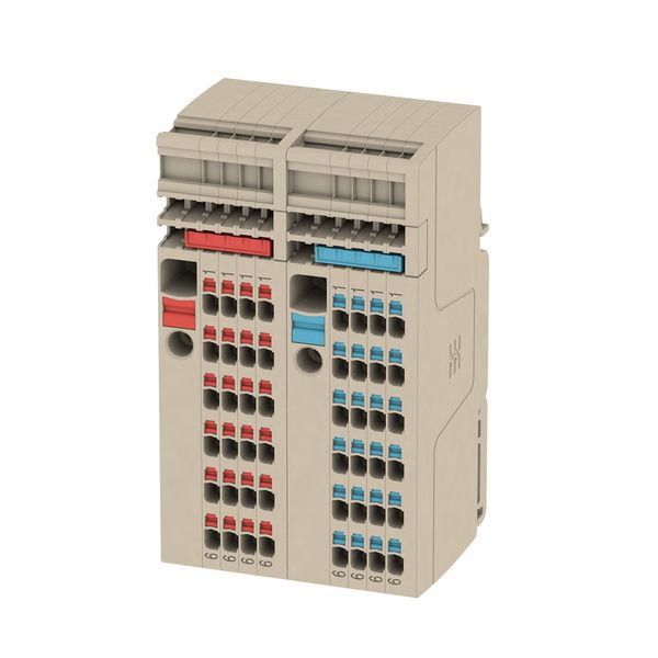 Single- and multi-pole terminal strip, PUSH IN, 6 mm², 500 V, 41 A, 49 image 1