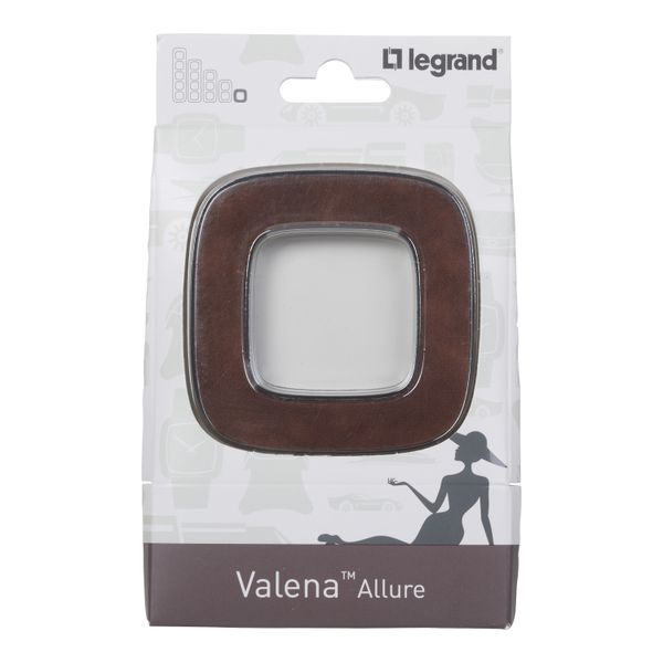 Plate Valena Allure - 1 gang - leather image 4