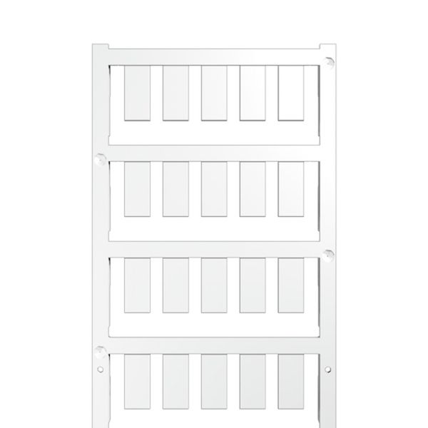 Device marking, pluggable, 17 mm, PA 66, white image 1