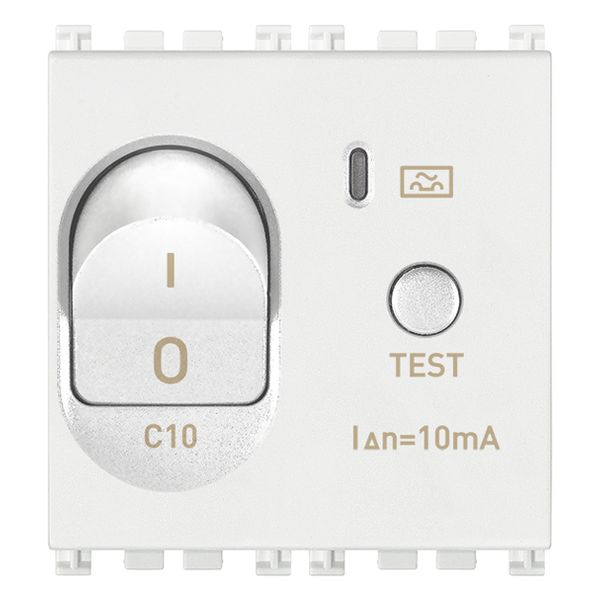 1P+N C10 RCBO 120-230V 10mA white image 1