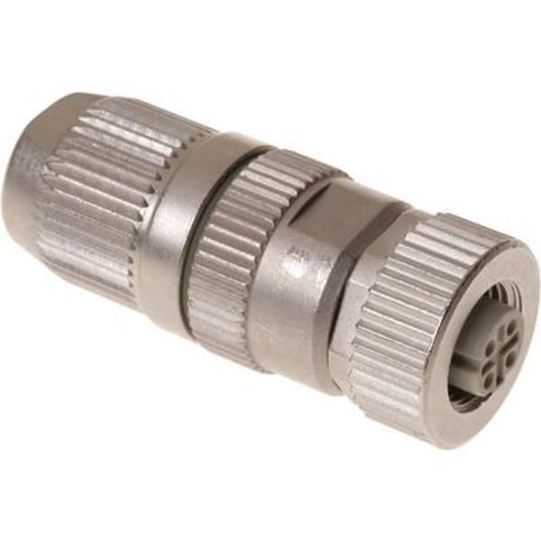 circular Connector w. Harax M12 L4 F image 1