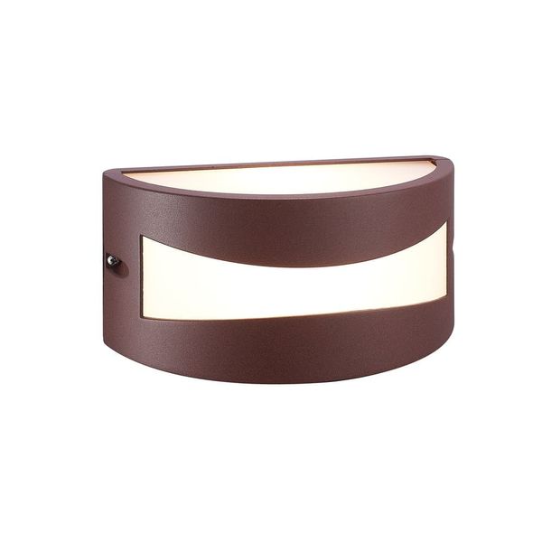 Mota Outdoor Wall Lamp IP54 1xE27 Rust Brown image 1