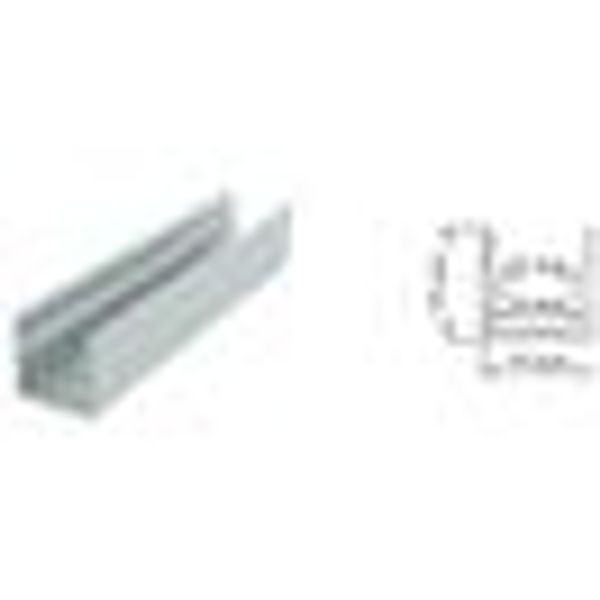 Aluminium profile LBR, L-2000mm W-19mm H-19mm image 4