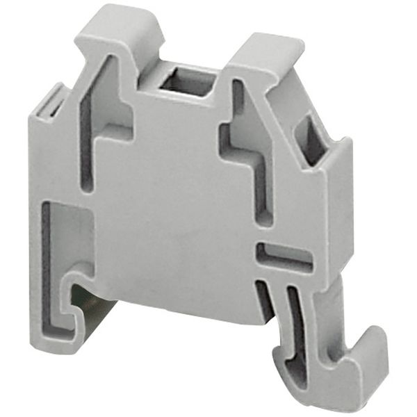 END BRACKET, SNAP-ON FOR 15MM DIN RAILS, 5,2MM WIDTH, MARKABLE image 1