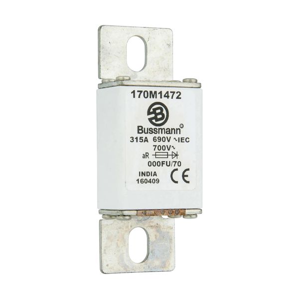 Fuse-link, high speed, 315 A, AC 690 V, size 000, 24 x 36 x 96 mm, aR, IEC image 12