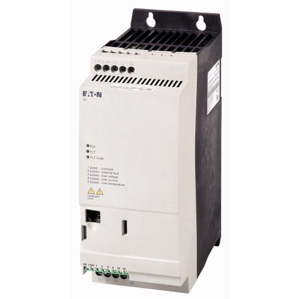 Variable speed starters, Rated operational voltage 400 V AC, 3-phase, Ie 6.6 A, 3 kW, 3 HP, Radio interference suppression filter image 1