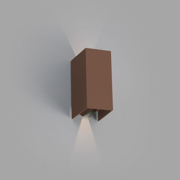 BLIND RUST BROWN WALL LAMP LED 6W 3000K image 2